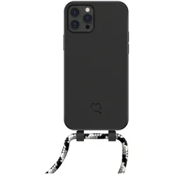 Lotta Power SoftCase Handy-Kette Organic iPhone 12/12 Pro schwarz,organic, Handykette, Mehrfarbig