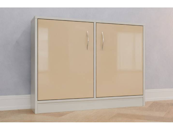 TV-Möbel nach Maß - RAL 1014 Elfenbein - 75x99x23cm - Individuell konfigurieren