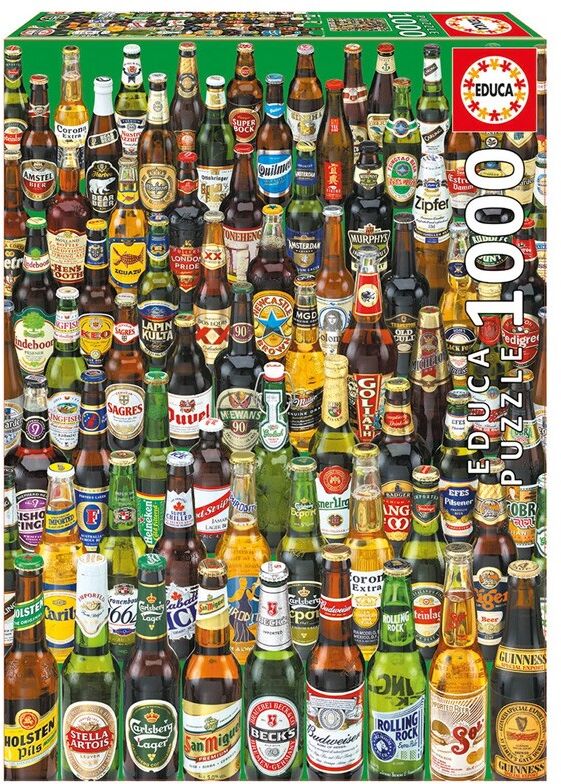 Puzzle 1000 pcs Bières - Educa