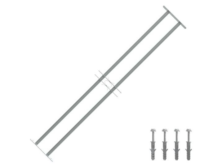 vidaXL Fenstergitter Verstellbar mit 2 Querstäben 1000-1500 mm