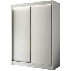 KLEIDERSCHRANK BEROG - 150 cm - Weiß
