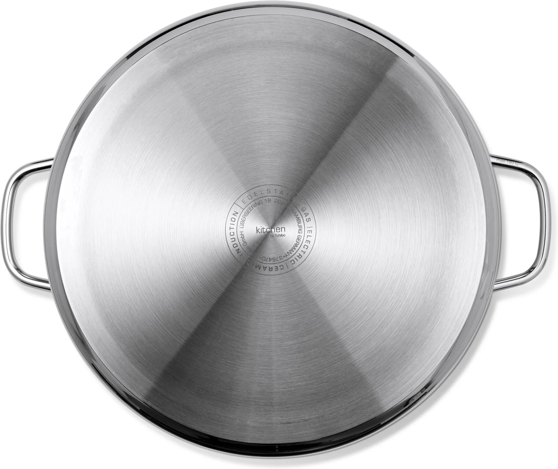 Tchibo - XL-Edelstahl-Topf - silber
