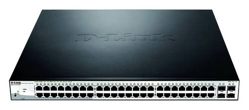 D-Link DGS-1210-52MP/E DGS-1210-52MP/E Netzwerk Switch 48 + 4 Port 104 Gbit/s PoE-Funktion