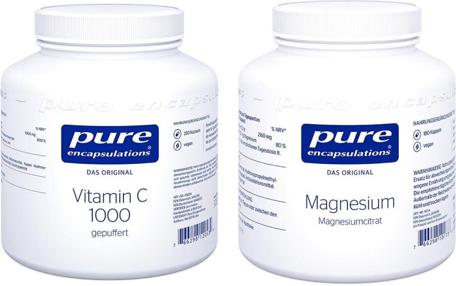 Pure Encapsulations Magnesiumcitrat + Vitamin C1000 gepuffert