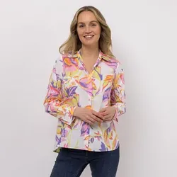 DAWID by Dawid Tomaszewski Bluse mit Manschette Knopfleiste leger weit