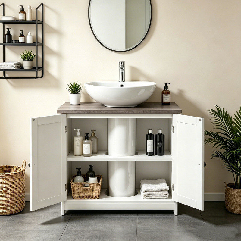 Brambly Cottage 60 mm Freestanding Single Vanity White