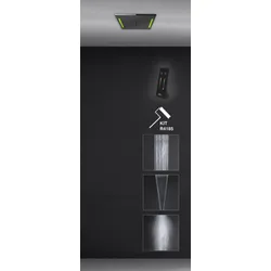 Gessi Colour, Multifunktions Dusch-Einbau-System, 350x350 mm, Strahlart Regen, Nebel, Schwall, inklusive Lichteffekt, 57827238
