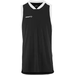CRAFT Basket 2.0 Contrast Basketballtrikot Herren 999W - black/contrast white 3XL