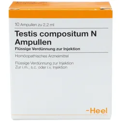 TESTIS COMPOSITUM N Ampullen 10 St Ampullen