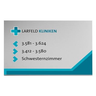 MADRID Silver Line Wegweiser zur Direktbeschriftung 85 x 85 cm