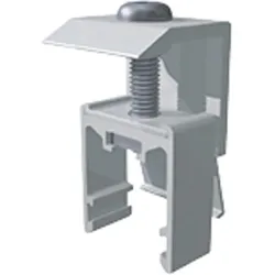 Modulklemme Silber Ende verstellbar 30-50 mm 10 Stück