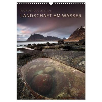 LANDSCHAFT AM WASSER (Wandkalender 2026 DIN A3 hoch), CALVENDO Monatskalender