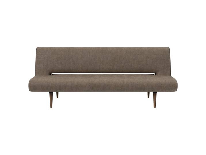 Innovation Schlafsofa Unfurl, Braun, Holz, Eiche, massiv, 200x81x95 cm, Schlafen auf Sitzhöhe, Wohnzimmer, Sofas & Couches, Schlafsofas, Sonstige Schlafsofas