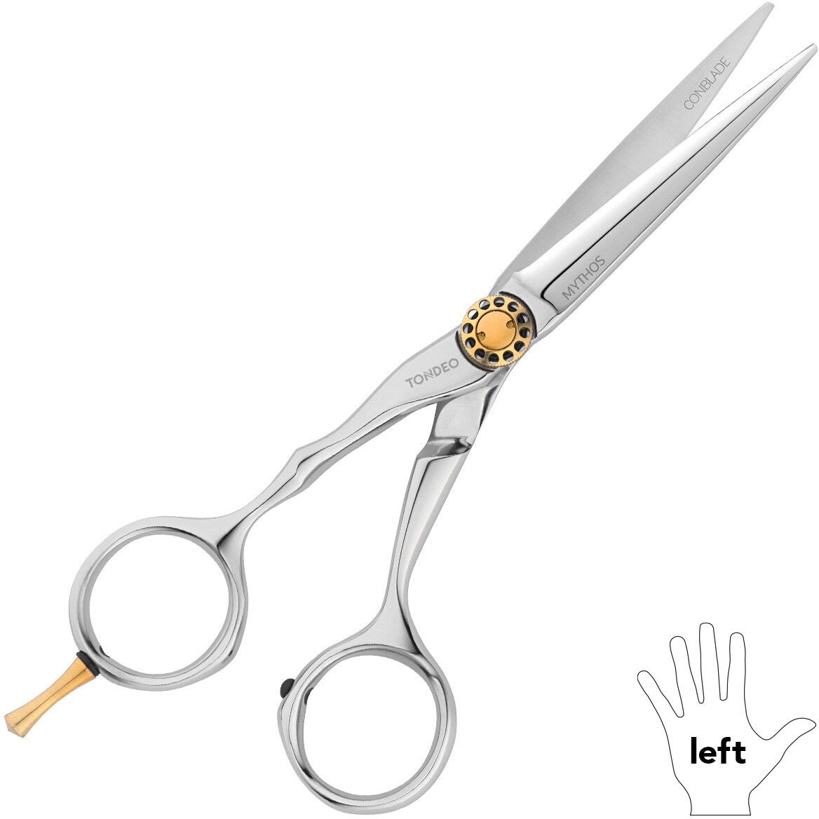 Tondeo Premium Haarschere Mythos Offset Conblade Left