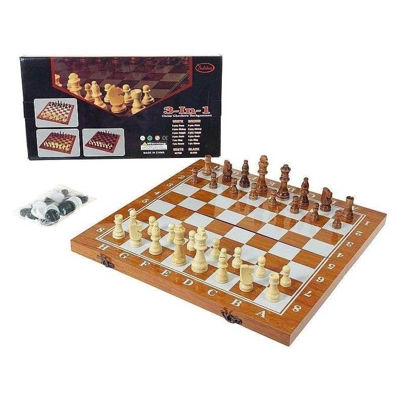 Adar 3in1 Schachfiguren aus Holz (58222282)