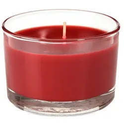 Duni Kerzenglas Ibiza bordeaux 60x85mm