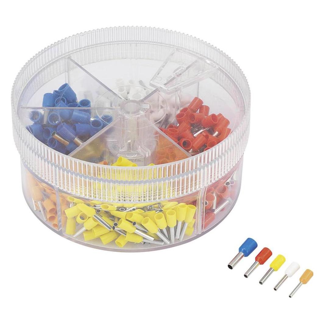 Tru Components Sortimentsdose Aderendhülsen mit Kunststoffkragen (739735)
