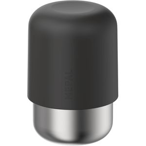 Mepal Thermobecher Ellipse coffee-to-go nordic black, schwarz, hält lang warm, Edelstahl doppelwandig, 300 ml