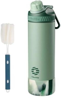Uplifted Finds Fjbottle Vacuum Insulated Flask 710ml 950ml Stainless Steel Thermal Travel Tumbler green 950 Ml