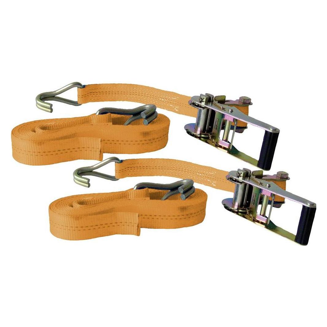 Kunzer ZG 6 10 RH DOPPELPACK Zweiteiliger Spanngurt Zugkraft LC Niederzurren (ei (ZG 6 10 RH DOPPELPACK)