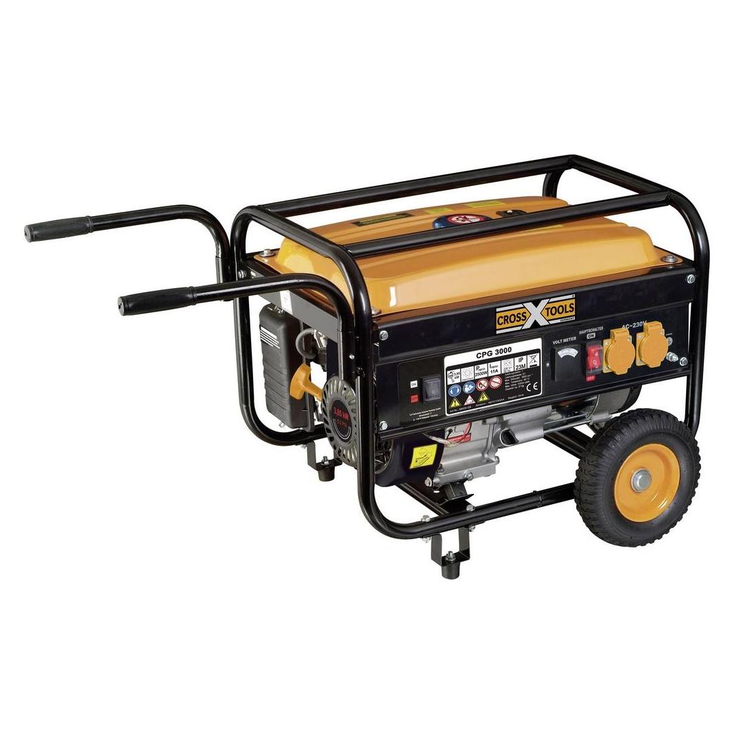 CrossTools CPG 3000 4-Takt Stromerzeuger 230 V 37 kg 2500 W (2500 W, 1.96 l) (68035)