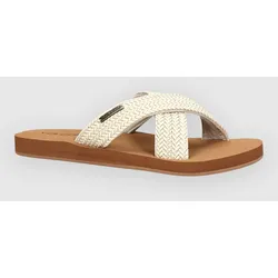 Volcom Double Cross Sandalen cream Gr. 11.0