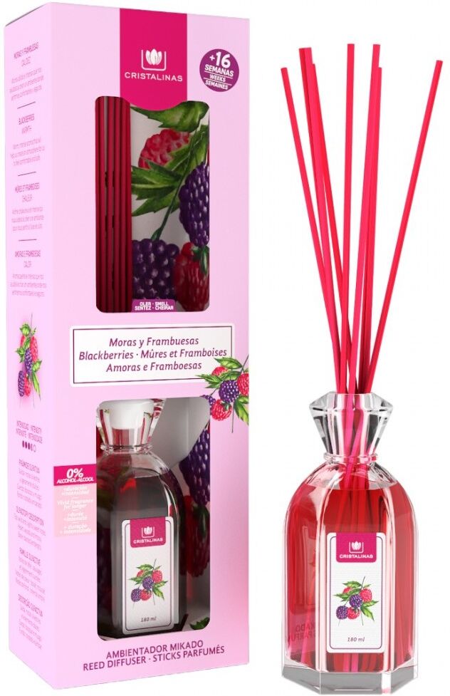 Cristalinas Mikado Brombeere Himbeere 16 Wochen 180 ml