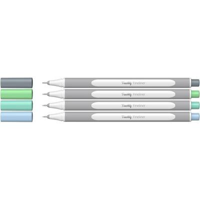 Teachly Fineliner Pastell Ocean 4er Set
