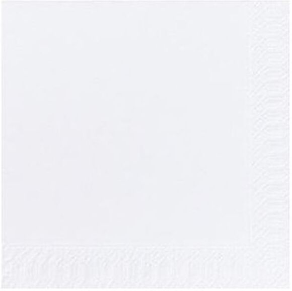 Servett Vit, 3-lager, 33x33cm, 125/fp
