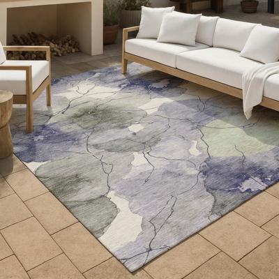 Addison Rugs Machine Washable Indoor/ Outdoor Floral Mara Chantille Rug