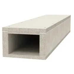 OBO 7215162 Brandschutzkanal I90/E30 105x160 Glasfaserleichtbeton grau BSK 091016