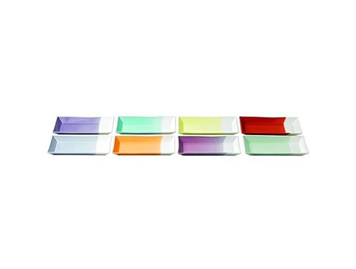 Royal Doulton 1815 1815TW25566 Rechteckiges Tablett, 23,5 cm, gemischt, 8 Stück, Porzellan