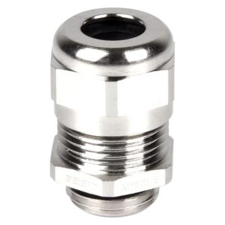 RS PRO M12 x 1.5 Kabelverschraubung, Messing Metal (2100592)