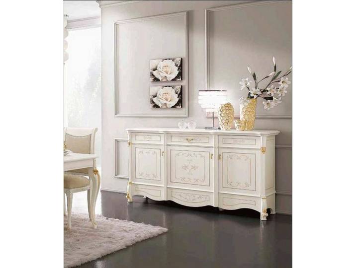 Xlmoebel Anrichte XXL Buffet Kommode Barock Rokoko Schrank Konsole Italien Möbel (Buffet-Kommode mit Schubladen, 1 St., Buffet-Kommode), Made in Europa