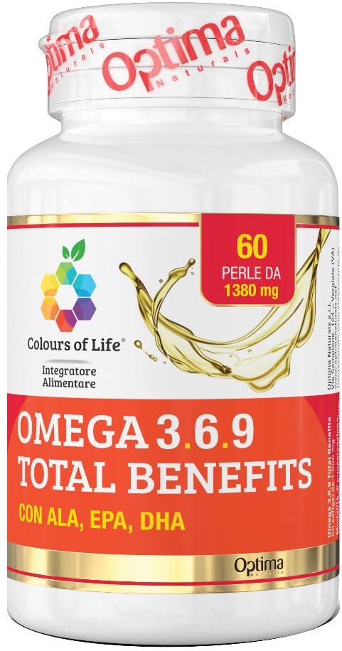 OPTIMA NATURALS Srl Colours of Life - Omega 3.6.9 Total Benefits, 60 Compresse