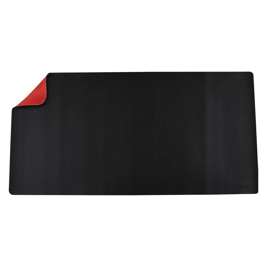 Deflecto Schreibtischunterlage Kunstleder, Leder, PVC Schwarz, Rot 120 x 60 cm (60 x 120 cm) (DM12060B/R)