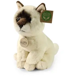 Rappa - Plüsch- realistisch Figur Ragdoll Katze sitzend 23 cm umweltfreundliche měkká Kollektion