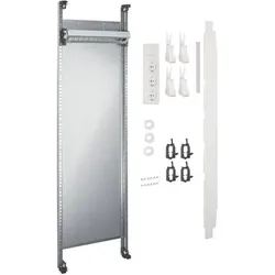 Hager, Systemstromversorgung, Komplettfeld Multimedia UF21NWuniversZ 900mm 1feld o.Patchmodule (CEE 7/3)