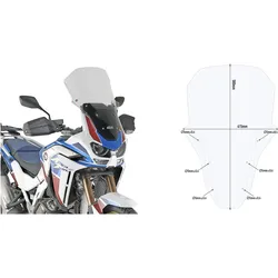 Givi, Motorrad Zubehör, Honda Crf 1100l Africa Twin Adventure Sports (2020)