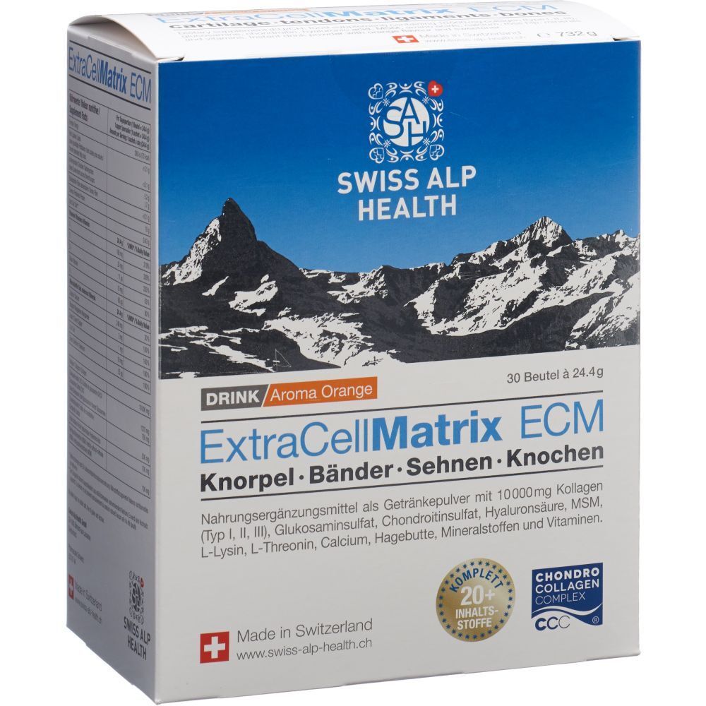 Extra Cell Matrix ECM Drink Gelenke Orange 30 Stk 25 St Beutel