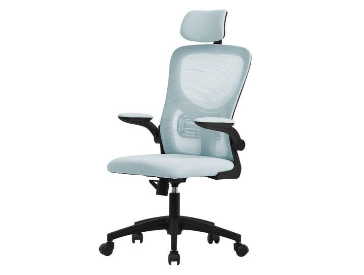 Ml-Design Schreibtischstuhl Ergonomic blau, Blau, Kunststoff, 60.5x121x60 cm, Büromöbel, Bürostühle, Drehstühle