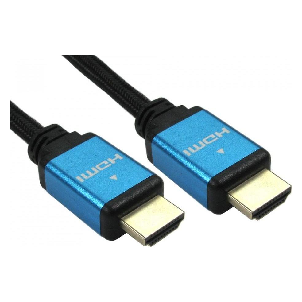 Cables Direct CDL 1m HDMI v2.1 Cert Cable Blu Al (1 m) (CDLHDUT8K-01BL)
