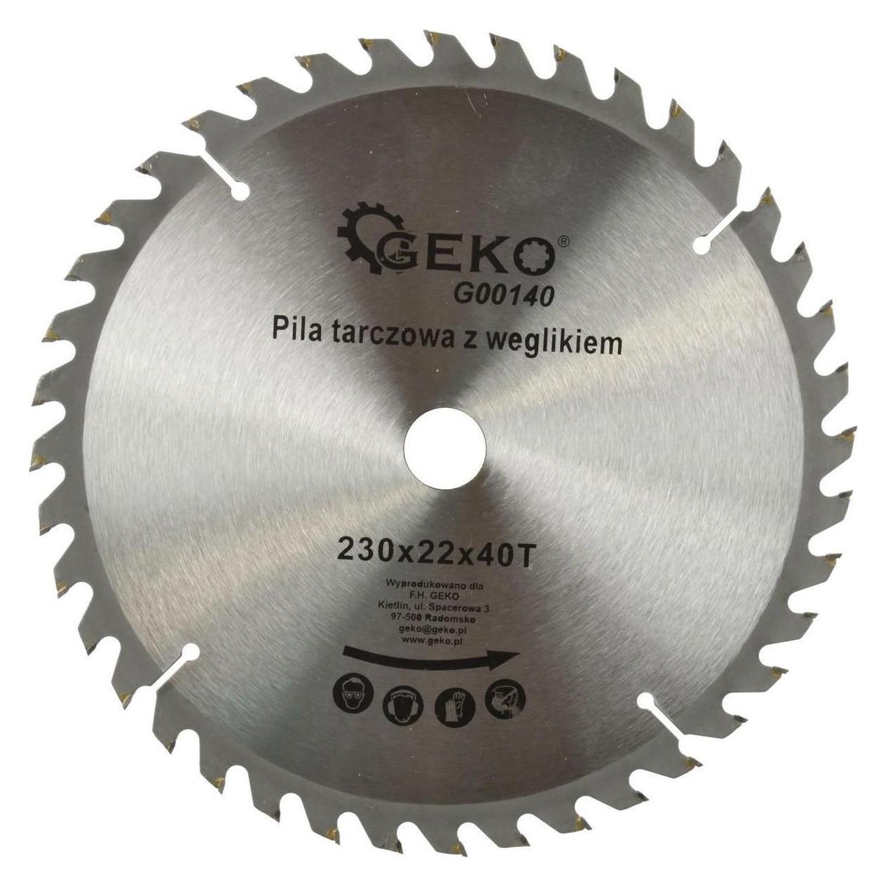 GEKO G00140 / Sägeblatt / 230 x 22 mm / 40T (G00140)