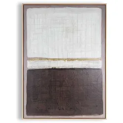 Leinwandbild GESTÖRTE RUHE (BHT 78x100x3,80 cm) - schwarz - BHT 78x100x3,80 cm