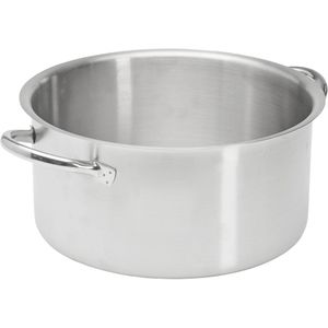 deBuyer Kochtopf Prim Appety 10-350528, 7 Liter, induktionsgeeignet, aus Edelstahl, 28 x 14,55 cm (ØxH)