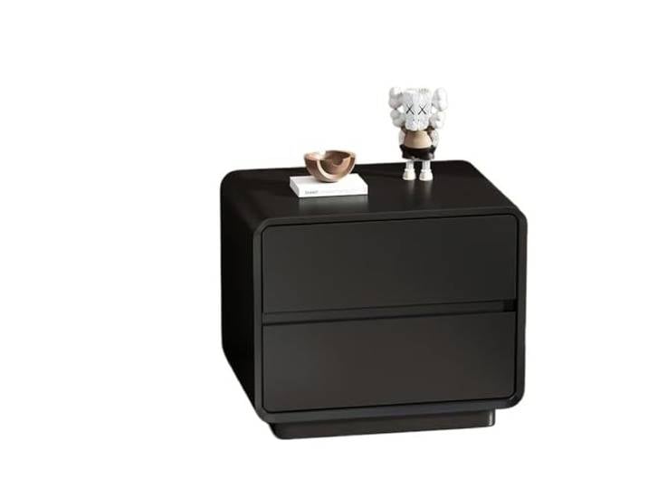 Nachtschrank Schwarzer Doppel-Nachttisch for Zuhause und Wohnzimmer