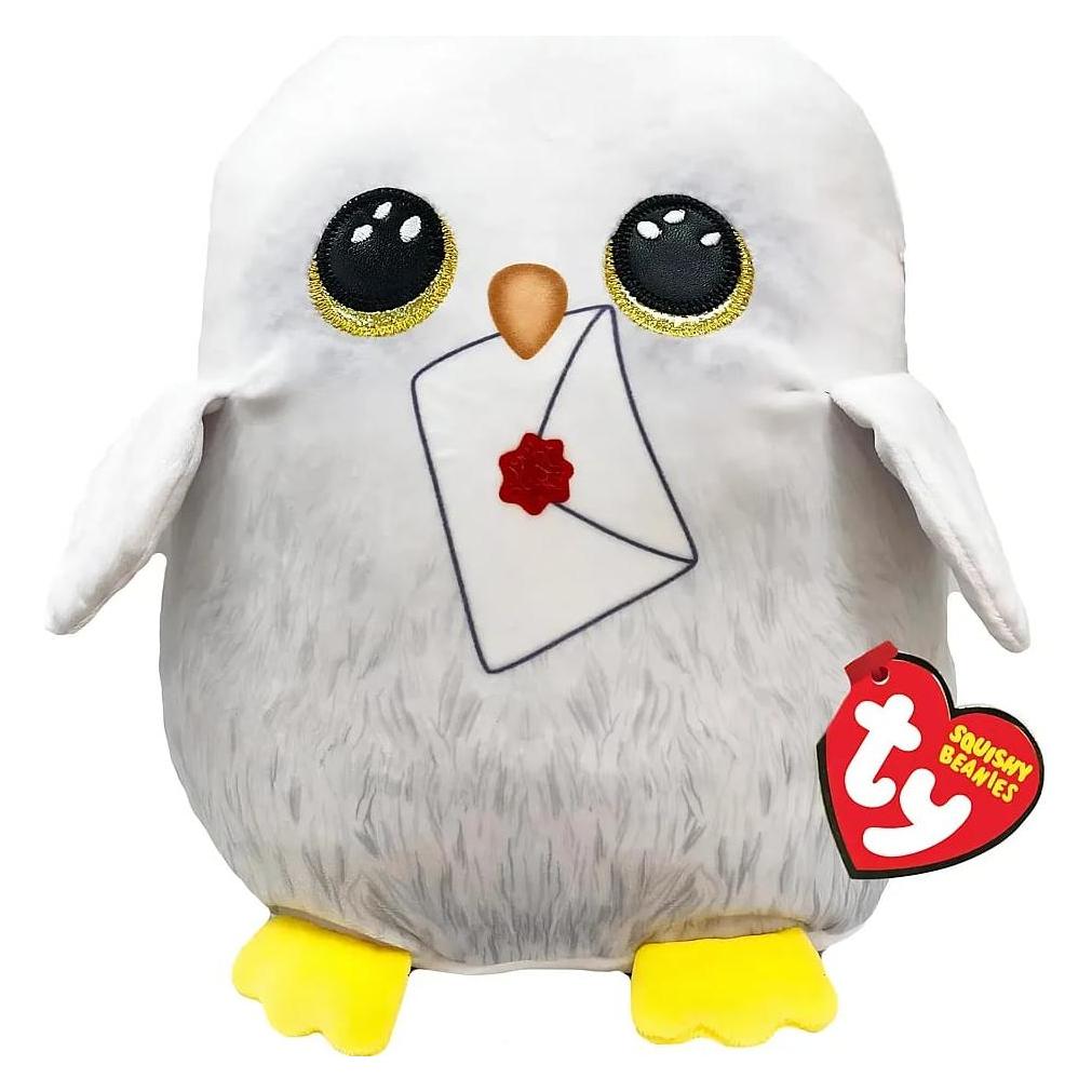 Ty Hedwig - Harry Potter 10" Squishy Beanie | Soft Plush Toy for Kids | Collectible Cuddly Teddy Bab (20 cm) (39414)