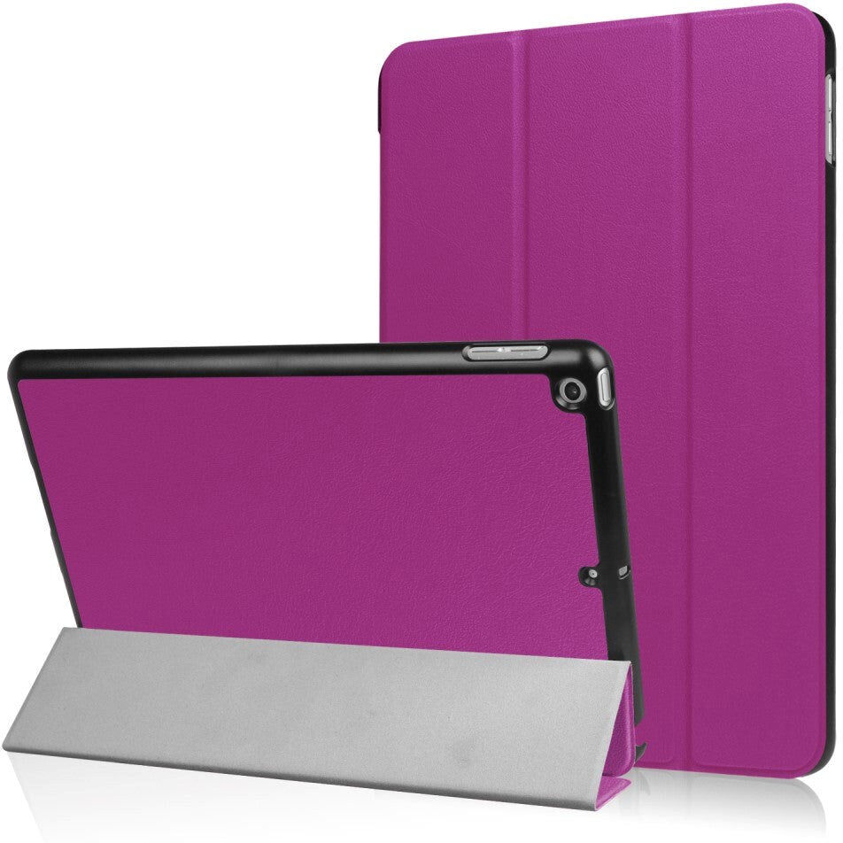 TABLETCOVERS.DK iPad (2018) / iPad (2017) Tri-Fold Læder Etui Lilla