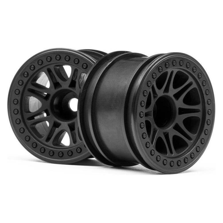 HPI SPLIT 8 TRUCK WHEEL (BLACK/2PCS) (113337)