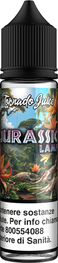Tornado Juice Jurassic Lamp Cult Liquido Shot 10ml Cheesecake Lampone